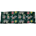 Mid Century Retro Floral 1970s 1960s Pattern 62 One Side Body Pillow Cases