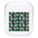 Mid Century Retro Floral 1970s 1960s Pattern 62 Hard PC AirPods 1/2 Case