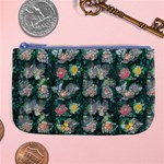 Mid Century Retro Floral 1970s 1960s Pattern 62 Large Coin Purse