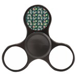 Mid Century Retro Floral 1970s 1960s Pattern 62 Finger Spinner