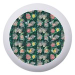 Mid Century Retro Floral 1970s 1960s Pattern 62 Dento Box with Mirror