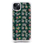 Mid Century Retro Floral 1970s 1960s Pattern 62 iPhone 14 Plus TPU UV Print Case