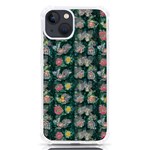 Mid Century Retro Floral 1970s 1960s Pattern 62 iPhone 13 TPU UV Print Case