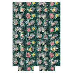 Mid Century Retro Floral 1970s 1960s Pattern 62 Automatic Folding Umbrella with Case (Medium) from ArtsNow.com Case