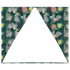 Mid Century Retro Floral 1970s 1960s Pattern 62 Automatic Folding Umbrella with Case (Small) from ArtsNow.com 19.98 x16.78  Umbrella - 5