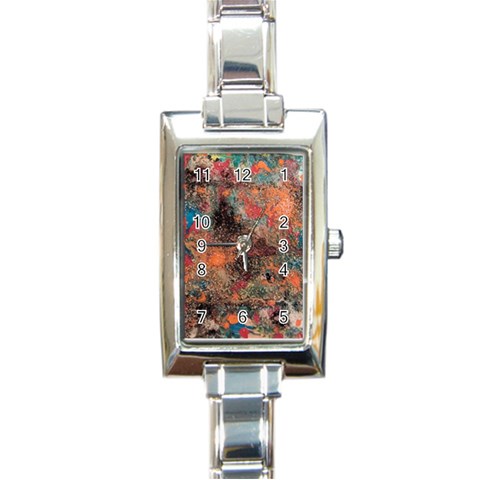 abstraction 22 Rectangle Italian Charm Watch from ArtsNow.com Front
