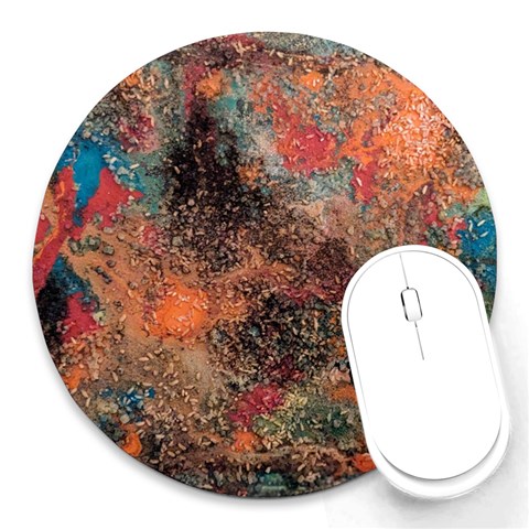 abstraction 22 Round Mousepad from ArtsNow.com Front