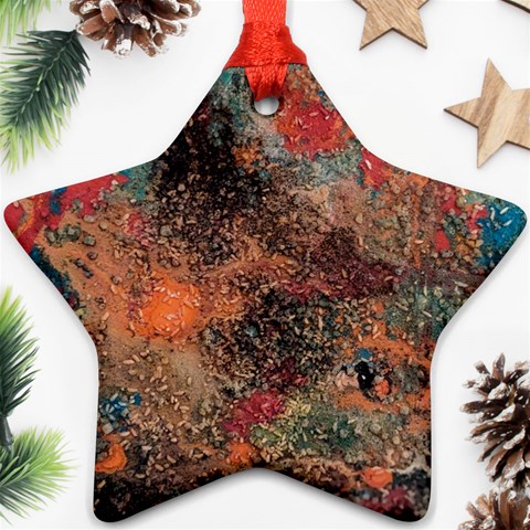 abstraction 22 Ornament (Star) from ArtsNow.com Front