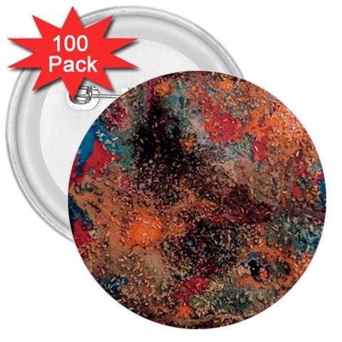 abstraction 22 3  Buttons (100 pack)  from ArtsNow.com Front