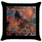 abstraction 22 Throw Pillow Case (Black)