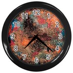 abstraction 22 Wall Clock (Black)