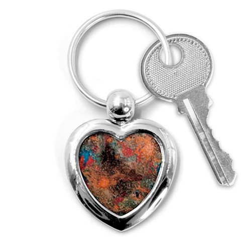 abstraction 22 Key Chain (Heart) from ArtsNow.com Front