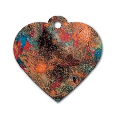 abstraction 22 Dog Tag Heart (Two Sides) from ArtsNow.com Back