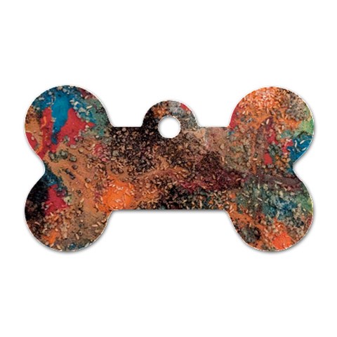 abstraction 22 Dog Tag Bone (Two Sides) from ArtsNow.com Front