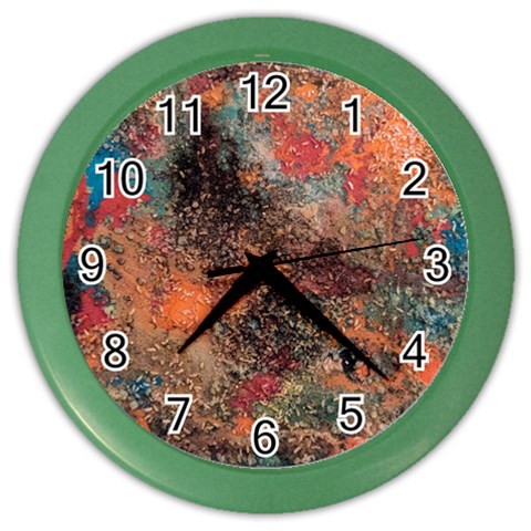 abstraction 22 Color Wall Clock from ArtsNow.com Front