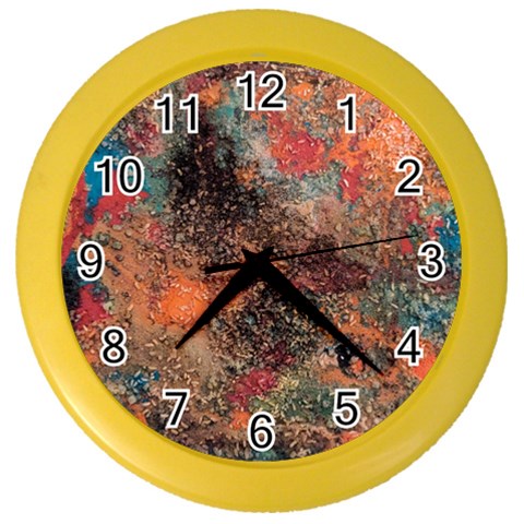 abstraction 22 Color Wall Clock from ArtsNow.com Front