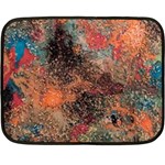 abstraction 22 35 x27  Two Sides Fleece Blanket (Mini)