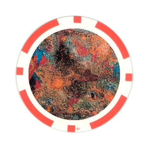 abstraction 22 Poker Chip Card Guard (10 pack) from ArtsNow.com Front