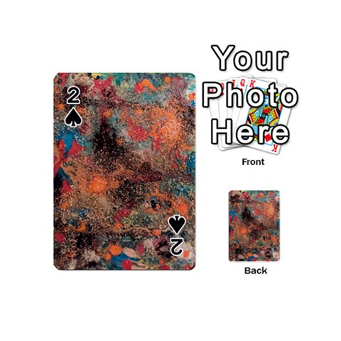 abstraction 22 Playing Cards 54 Designs (Mini) from ArtsNow.com Front - Spade2