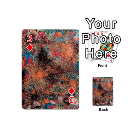 abstraction 22 Playing Cards 54 Designs (Mini) from ArtsNow.com Front - Diamond3