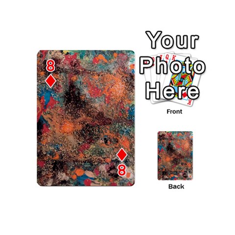 abstraction 22 Playing Cards 54 Designs (Mini) from ArtsNow.com Front - Diamond8