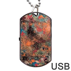 abstraction 22 Dog Tag USB Flash (Two Sides) from ArtsNow.com Back