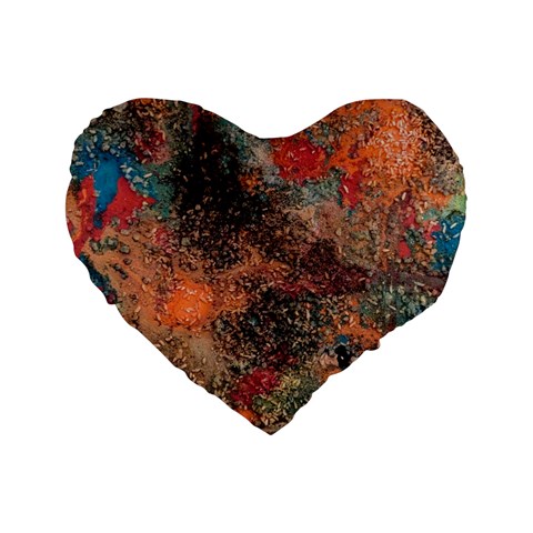 abstraction 22 Standard 16  Premium Heart Shape Cushions from ArtsNow.com Front