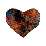 abstraction 22 Standard 16  Premium Heart Shape Cushions