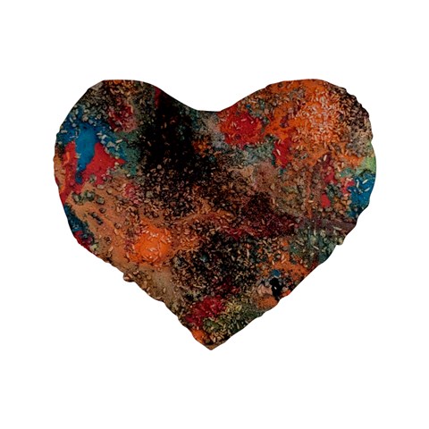 abstraction 22 Standard 16  Premium Heart Shape Cushions from ArtsNow.com Back