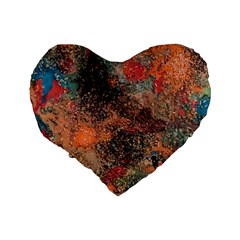 abstraction 22 Standard 16  Premium Heart Shape Cushions from ArtsNow.com Back