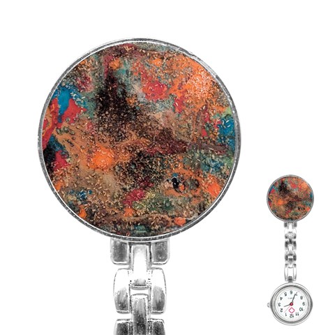 abstraction 22 Stainless Steel Nurses Watch from ArtsNow.com Front
