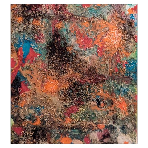 abstraction 22 Drawstring Pouch (Large) from ArtsNow.com Front