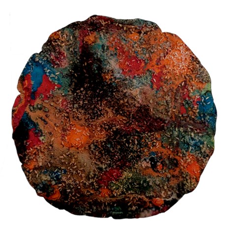 abstraction 22 Large 18  Premium Flano Round Cushions from ArtsNow.com Front