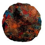 abstraction 22 Large 18  Premium Flano Round Cushions