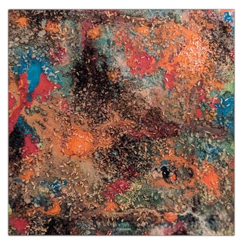 abstraction 22 36  x 36  Square Satin Scarf from ArtsNow.com Front