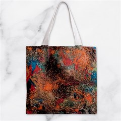 abstraction 22 Zipper Grocery Tote Bag from ArtsNow.com Back