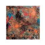 abstraction 22 30  x 30  Large Square Satin Scarf