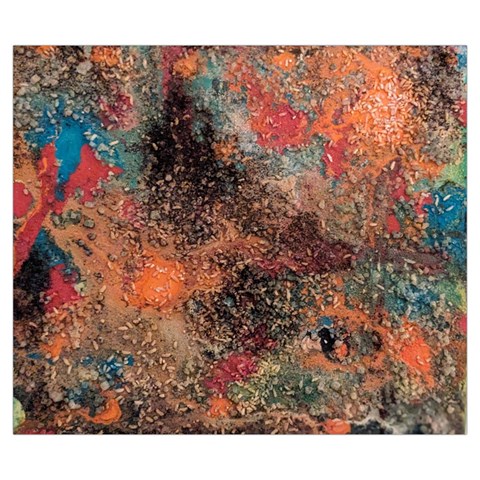 abstraction 22 Zipper Large Tote Bag from ArtsNow.com Back
