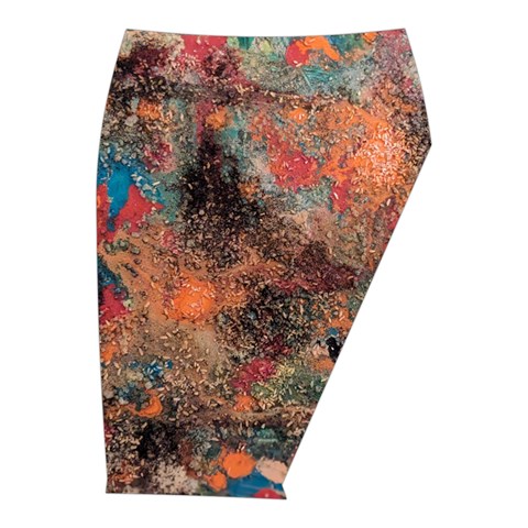 abstraction 22 Midi Wrap Pencil Skirt from ArtsNow.com  Front Right 