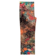 abstraction 22 Spaghetti Top Long Pants Satin Pajamas Set from ArtsNow.com Front Bottom Right