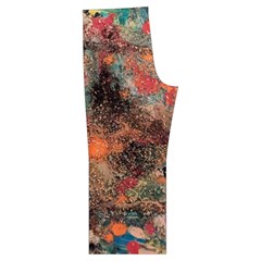 abstraction 22 Spaghetti Top Long Pants Satin Pajamas Set from ArtsNow.com Back Bottom Left