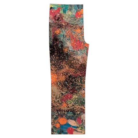 abstraction 22 Short Sleeve Long Pants Satin Pajamas Set from ArtsNow.com Front Bottom Right