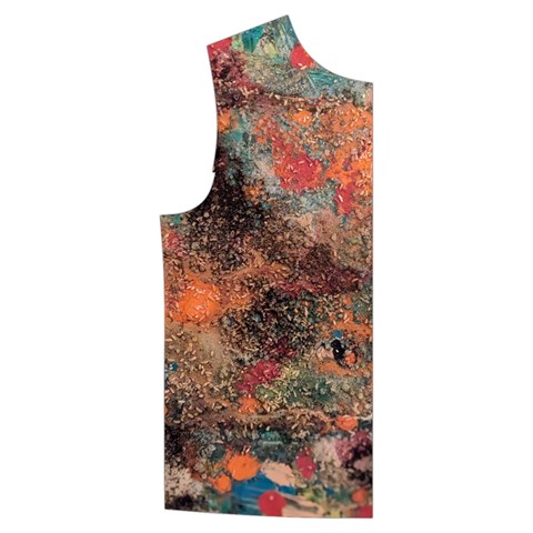 abstraction 22 Kid s Button Up Puffer Vest from ArtsNow.com Front Right