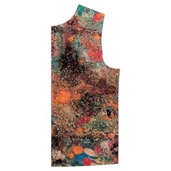 abstraction 22 Kid s Button Up Puffer Vest from ArtsNow.com Front Left