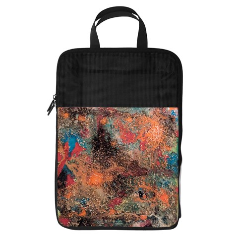 abstraction 22 Foldable Shoe Storage Bag from ArtsNow.com Front