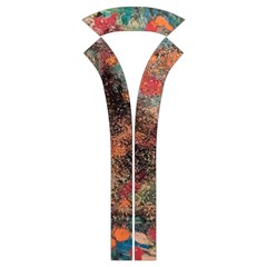 abstraction 22 Kids  Long Sleeve Velvet Lounge Robe from ArtsNow.com Collar Inside