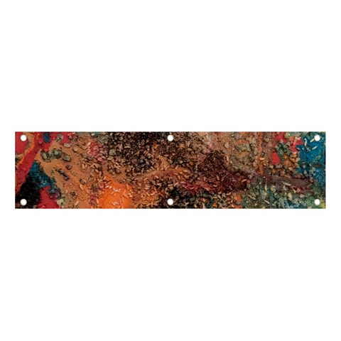 abstraction 22 Banner and Sign 4  x 1  from ArtsNow.com Front