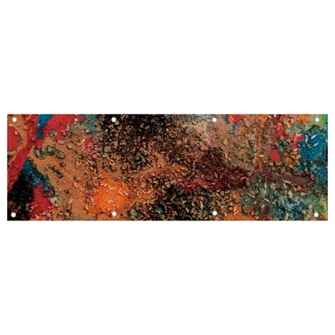 abstraction 22 Banner and Sign 9  x 3  from ArtsNow.com Front