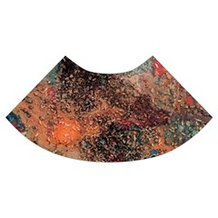 abstraction 22 Trumpet Sleeve Cropped Top from ArtsNow.com Cuff Right