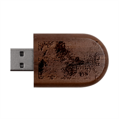abstraction 22 Wood Oval USB Flash Drive from ArtsNow.com USB